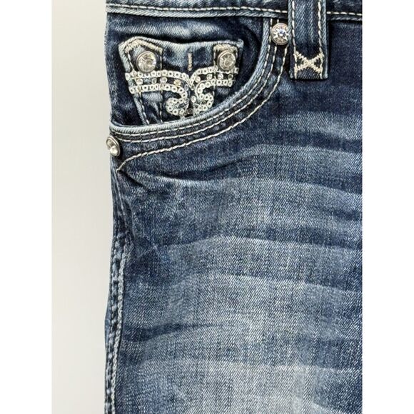 Rock Revival Jeans Embellished EUC BLING BUCKLE - Picture 3 of 11
